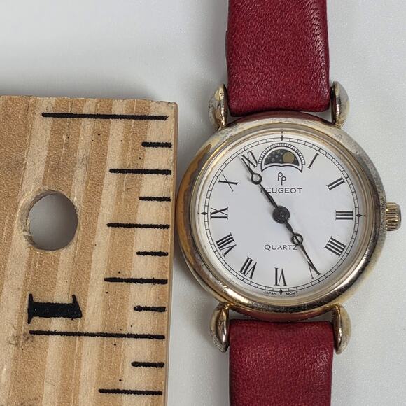 Vtg Fossil Women Watch 32mm Perpetual Calandar Silver Tone JR-7851 New Battery Fossil JR-8897 Genuine Leather Quartz Analog Women main image 2